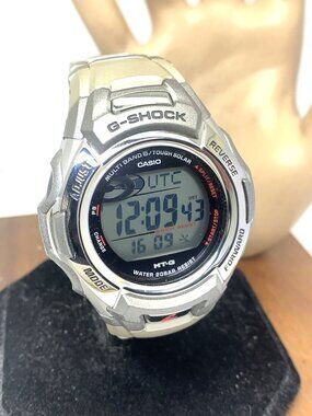 Casio G-Shock Men's Watch MTGM900DA-8 Tough Solar World Time Silver Steel 3406